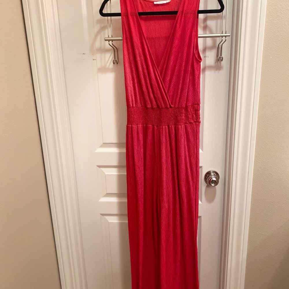 Lush bright jumpsuit pink/red
